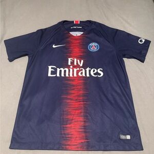 Nike Paris Saint-Germain Authentic Soccer Jersey Navy/Red Size L